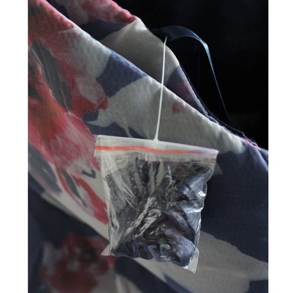 Ava Seraphina Navy Floral Off-the-Shoulder Dress - Picture 9 of 10